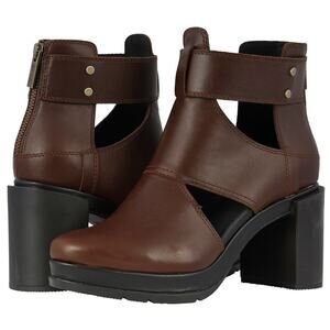 Sorel Margo Cut Out Booties Women Ankle Brown Zip NWOT Size 9 1/2